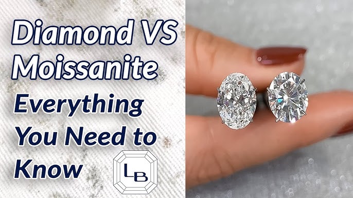 Moissanite vs Diamond! Is the price difference worth it? #moissanite # diamond - YouTube