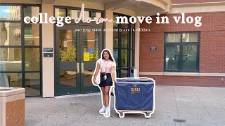 college move-in day vlog & empty dorm room tour!! | san jose state cvc *RA*