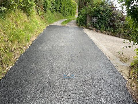 Tarmacadam Road in Holywell, Flintshire