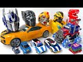 Black panther, BUMBLEBEE &amp; JURASSIC GIANT &quot;RC&quot; OPTIMUS PRIME CAR: Transformer Legendary stop motion!