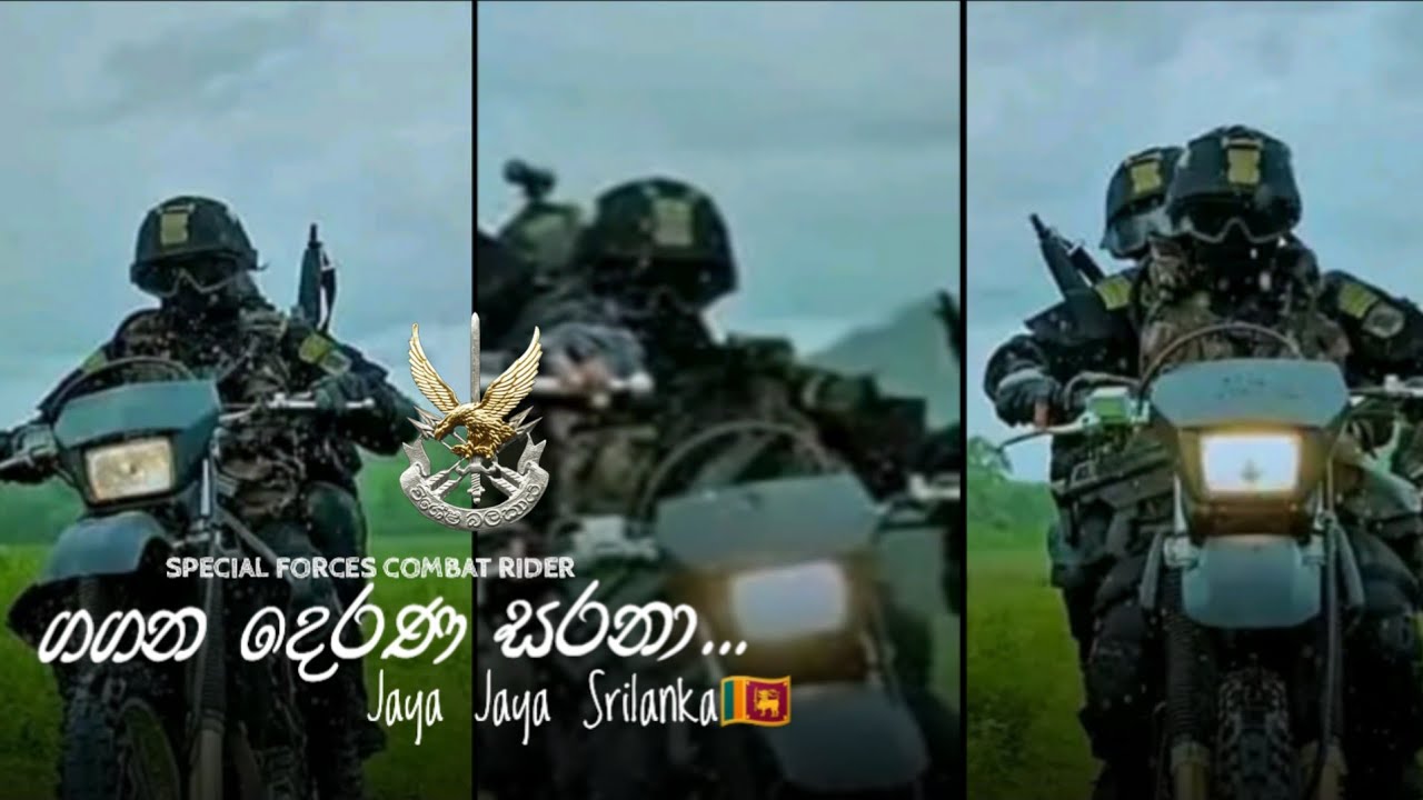 Jaya Jaya Srilanka - Special Forces Combat Riders | Srilanka Army - YouTube