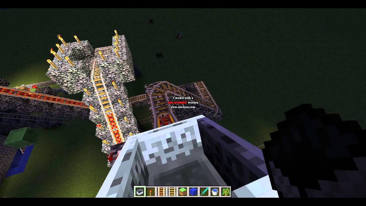 minecraft manège - YouTube