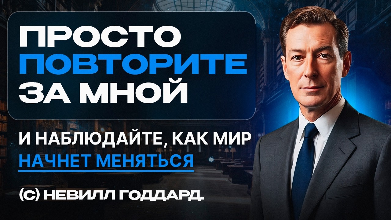 🔑 Наследие Невилла Годдарда, СПОСОБНОЕ ИЗМЕНИТЬ Все!
