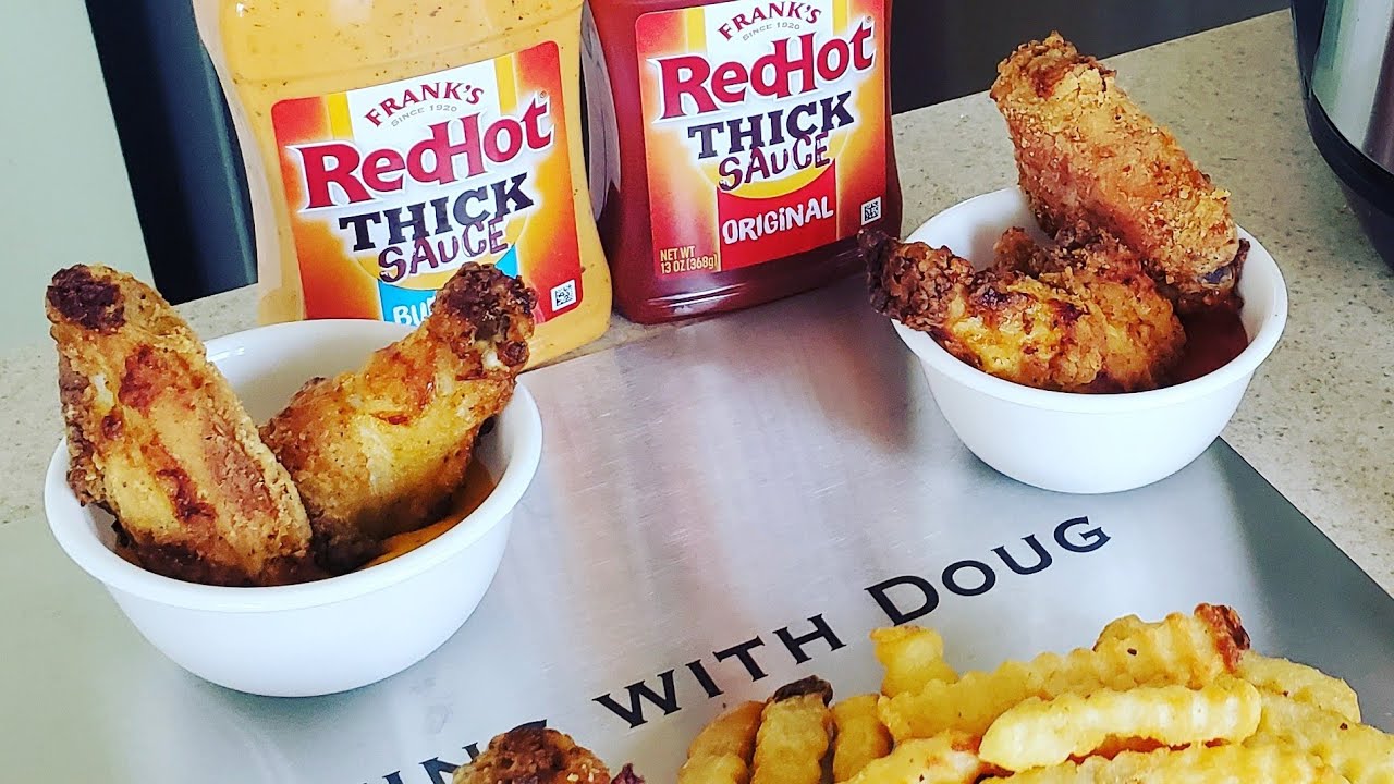 RedHot Thick Sauce Original & Buffalo Ranch using my Cosori Air Fryer