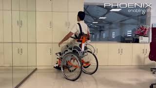 An example of how to use an Arise Standing wheelchair in the workplace