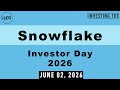 Snowflake Investor Day 2026 | New Data Cloud Interoperability Platforms Target Multi-Year ARR Scale