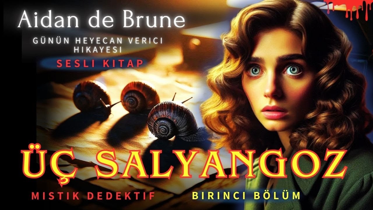 🕵️ Üç Salyangoz –Birinci bölüm  |  Aidan de Brune | Tam Sesli Kitap