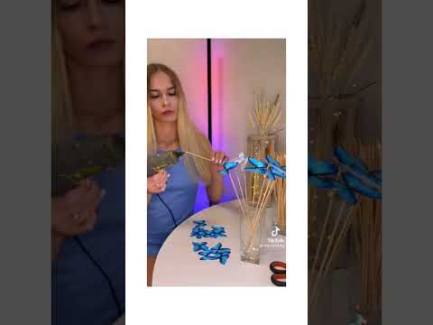 تكيف تصنعين باقة من الفراشات