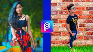 New Stylish Wall Photo Editing Tutorial Video - Pics Art -  (Pics Edit Club) screenshot 5