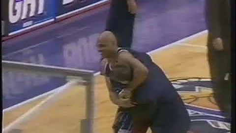 Hakeem Olajuwon vs Antonio McDyess Fight 1998