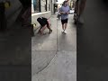 Drug crisis in NYC: Man bent over from drugs #short