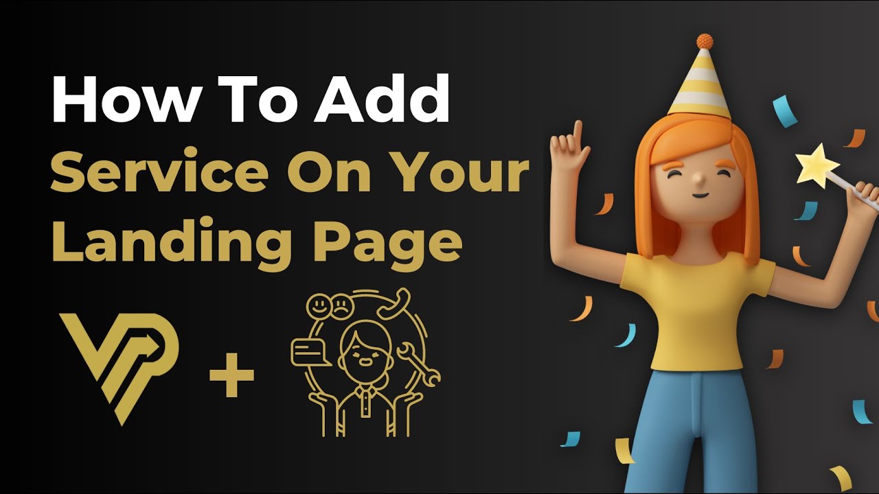 How To Add Service On Your Landing Page - YouTube