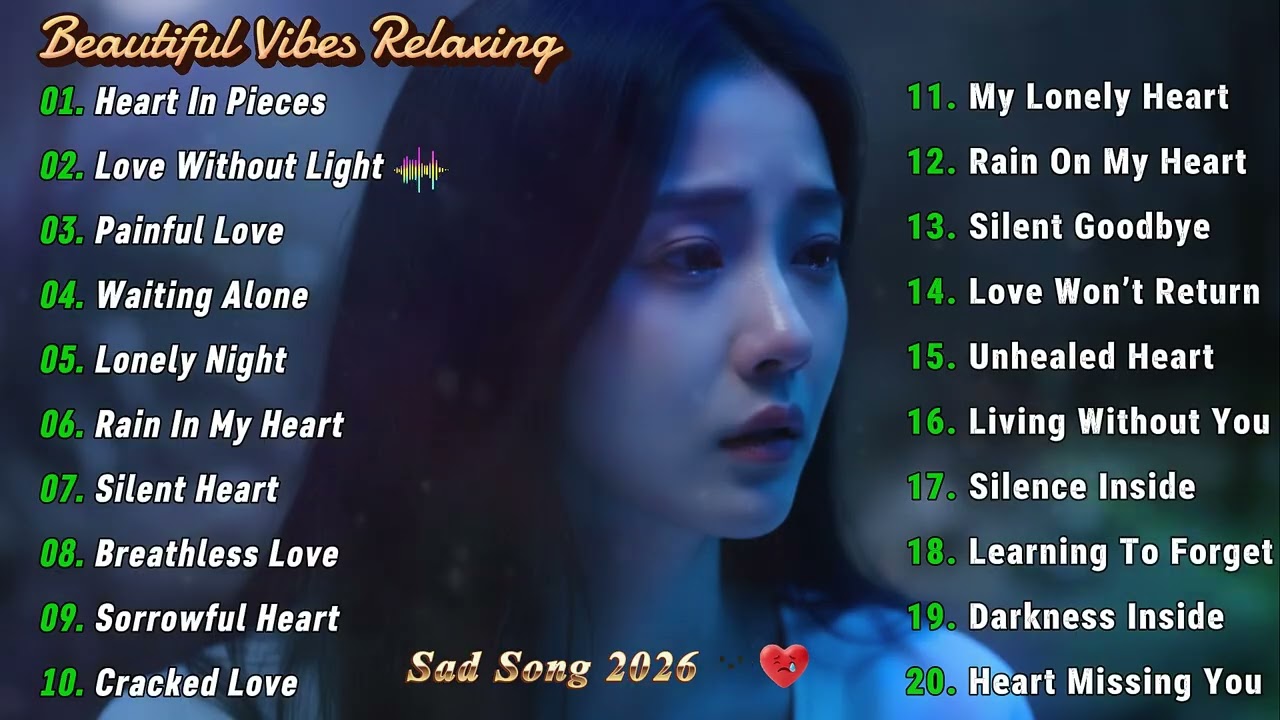 Beautiful Vibes Relaxing & Heartbroken Love Songs Playlist || Best Trending Original Song🎶