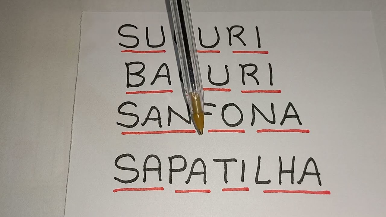 MÉTODO TRADICIONAL PARA ENSINAR LER E ESCREVER 