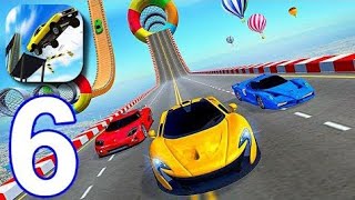 ramp car jumping level 9 لا Q ramp car jumping mod apk ramp car jumping all levels screenshot 5