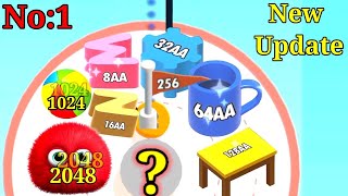 Merge Blocks 3D - 2048 puzzle | unlock number ball in merge blocks 3d #1 #Mergeblocks3d screenshot 4