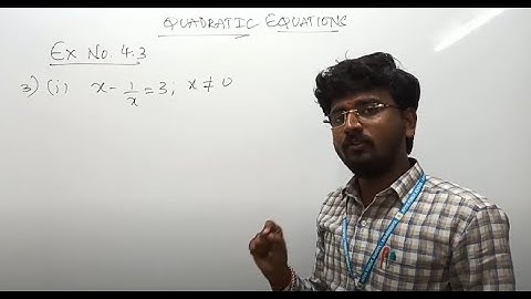 APS: GRADE 10 - MATHEMATICS - QUADRATIC EQUATIONS PART-05: 11/06/2020 - VAIBHAV MUTTIN