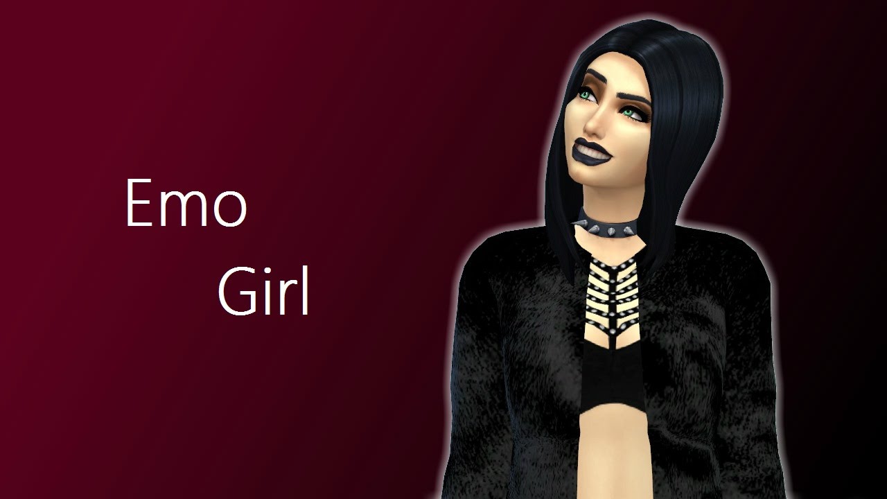 Emo Girl The Sims 4 Create A Sim Youtube