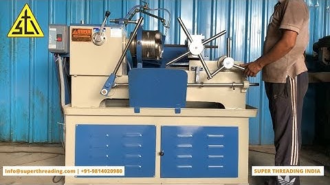 STI MAKE LINCO THREADING MACHINE CAPACITY 3/8" TO 1.1/2"