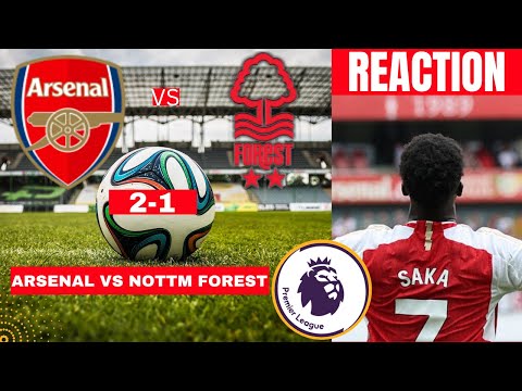 Arsenal vs Nottingham Forest 2-1 Live Stream Premier league Football EPL Match 2023 Score Gunners