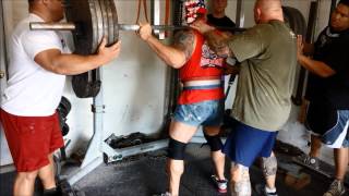 John Webb - 515 X1 Squat, 565 X 1 Micro Rev Squat