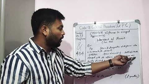 Cr.P.C Chapter 6(Process to compel appearance) Explained Section 70 with format of Warrant of arrest