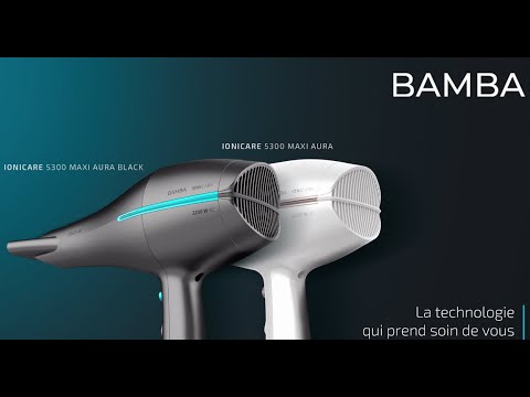 Sèche-cheveux BAMBA IONICARE 5300 MAXI AURA BLACK