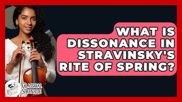 What Is Dissonance In Stravinsky