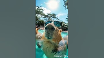 🐾 "Meet the Most Chill Animal Ever – Capybara! 😍🛁" 🌿