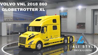 American Truck Simulator (v 1.48)  (Volvo VNL 780) 2018 Mega Tuning  Openpipe Sound