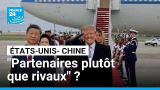 États-Unis : une visite du président chinois sur fond de diverses tensions • FRANCE 24