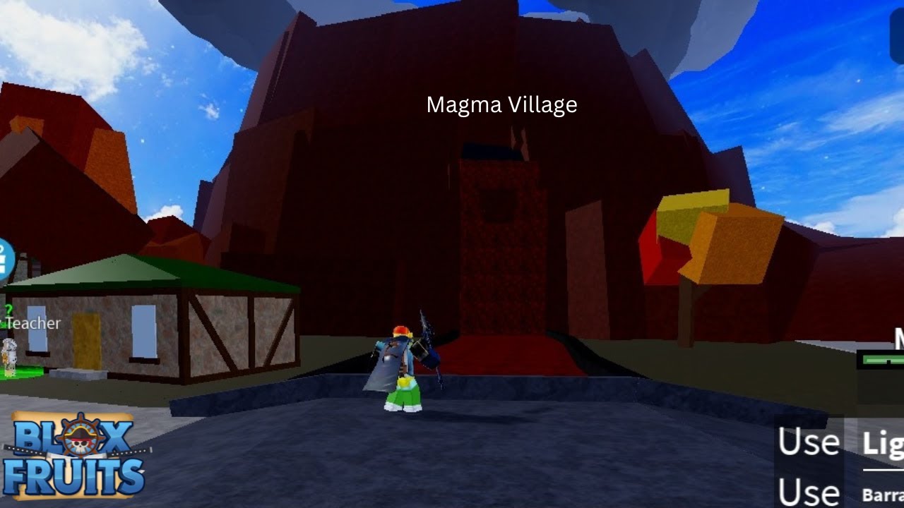 Blox Fruits Magma Village YouTube