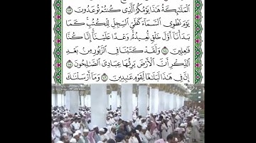 خواتم سورة الأنبياء قراءة الشيخ عبدالله البعيجان