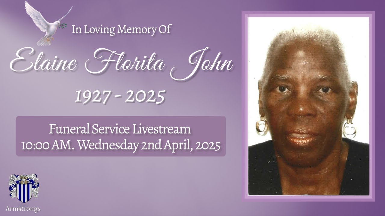 Elaine Florita John Funeral Service Livestream - YouTube