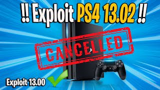 Exploit Ps4 13.02 Ahora dicen que NO HAY ni se le espera! Que ha pasado? pero SI hay para 13.00