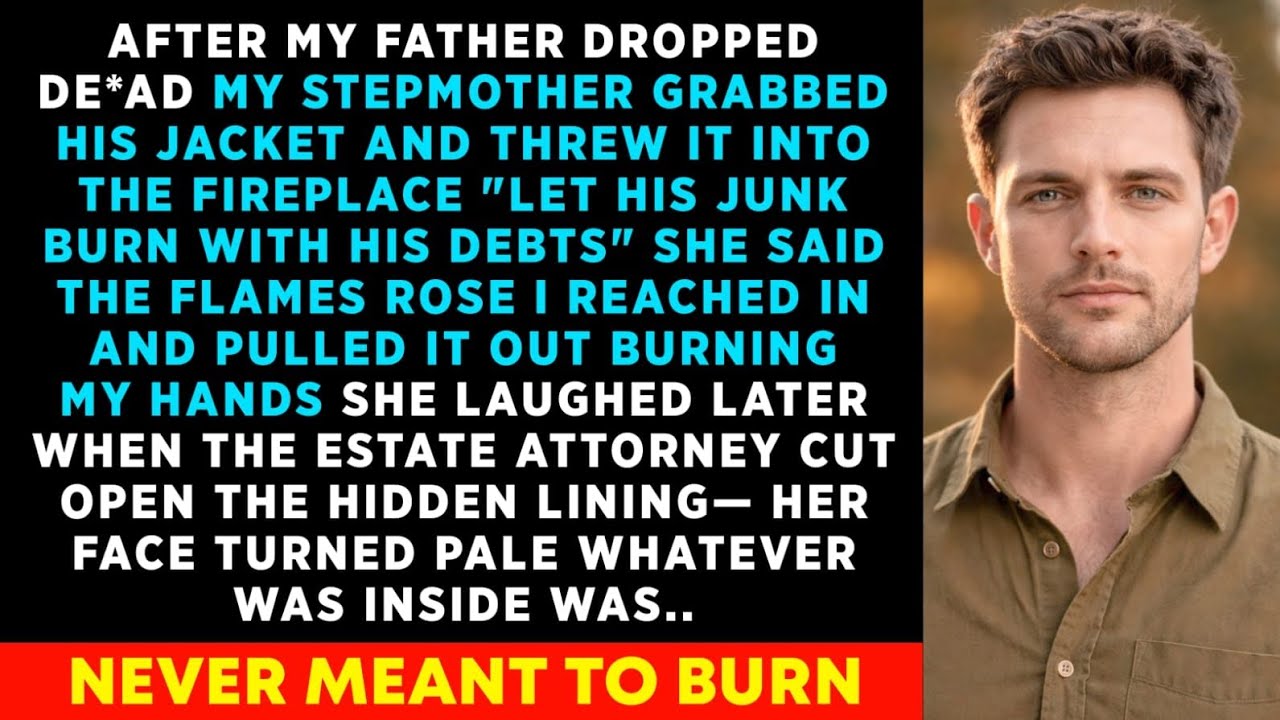 After My Father Passed Away, Stepmother Threw My Father's Briefcase Into The Fire, But The Lawyers..