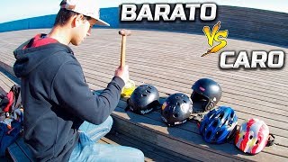 LO QUE LE PASA A TU CABEZA CUANDO NO LLEVAS CASCO! - Barato vs caro