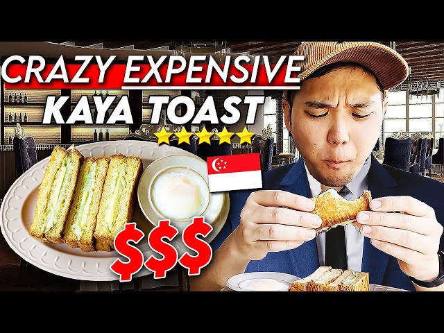 I Tried Singapore’s Most Expensive Kaya Toast