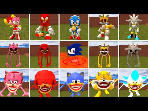 NEW EVOLUTION OF SONIC TAPES FAMILY WILL SHOCK YOU WITH THEIR ULTIMATE POWER! | Garry's Mod