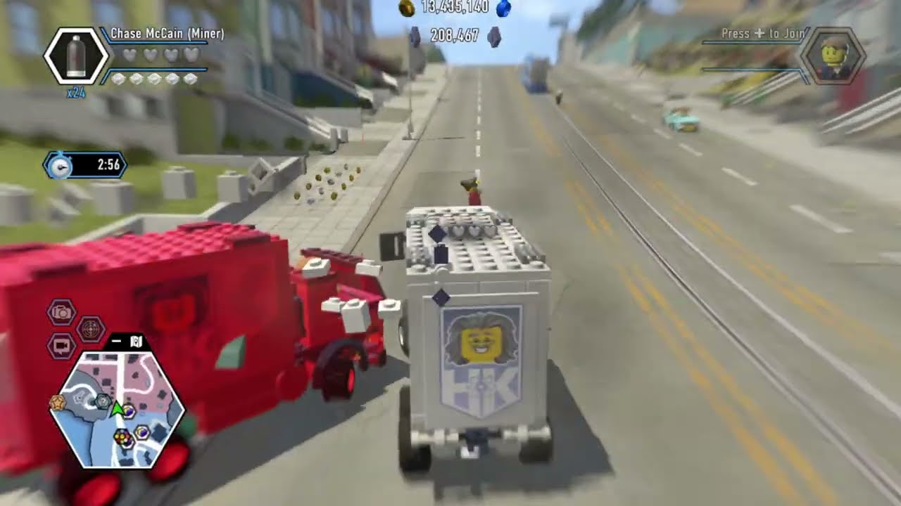 LEGO City Undercover, глава 14: Сбережения и кредиты! | Защитные пузыри + запуск ракеты! 🧱🔥