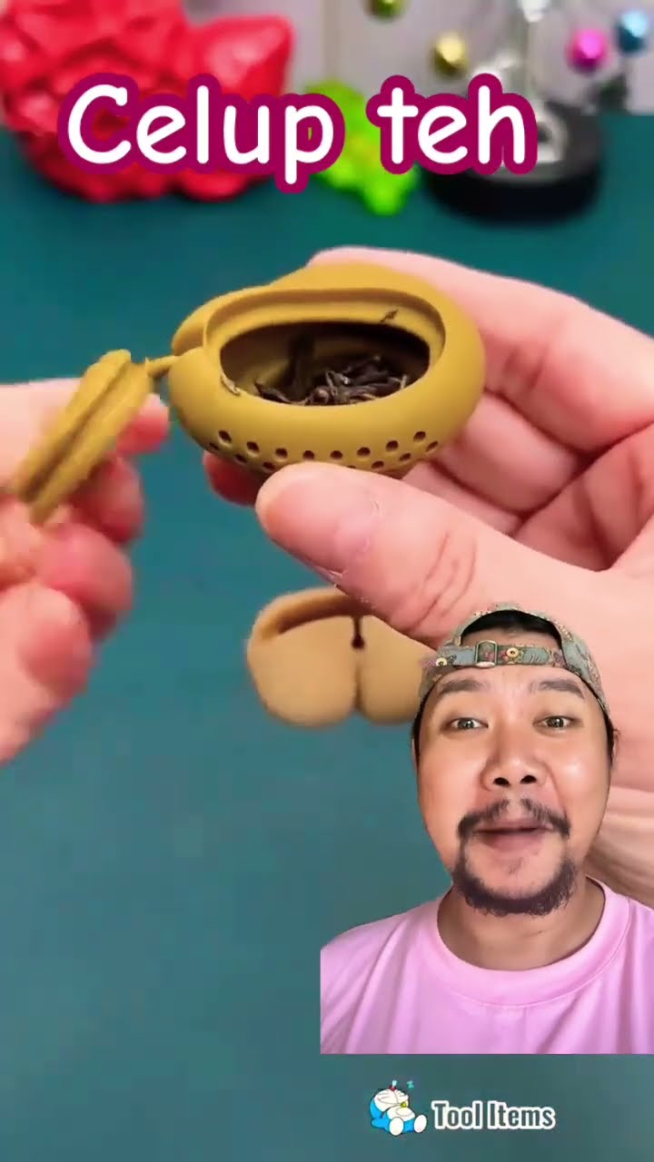 CELUP TEH BENTUK LUCU!!!? #satisfying #shorts