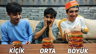 Böyük , Orta Vəya Ki̇çi̇k Yemək Yarişmasi Sona Qalan Qazanir