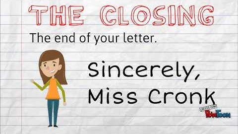 How To Write a Friendly Letter