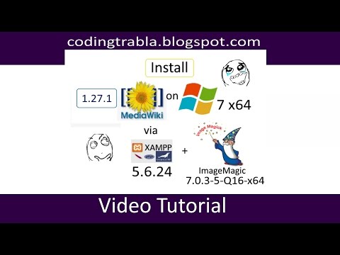 Install MediaWiki 1.27.1 on Windows 7 localhost ( XAMPP 5.6.24 ) - open source PHP Wiki byAO