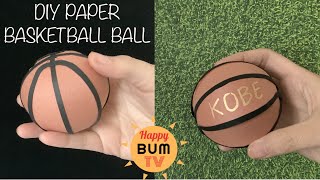 DIY PAPER BASKETBALL BALL l REMEMBERING KOBE BRYANT