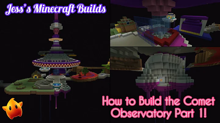 Minecraft: How to Build the Comet Observatory Part 1!