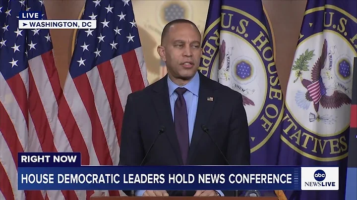 LIVE: House Democratic leaders hold news conference