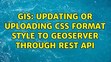 GIS: Updating or uploading CSS format style to GeoServer through REST API