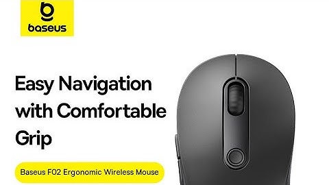 Baseus F02 Ergonomic Bluetooth Mouse [Review]