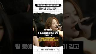 케이팝 대표로 시게트에 출전한 키스오브라이프 라이브 나노 분석 #키스오브라이프 #키오프 #kissoflife
